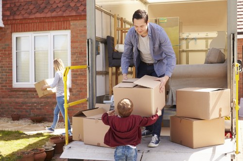 Man and van service helping with a local move in Kew