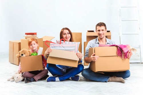 House removalists preparing a family home move in Kew