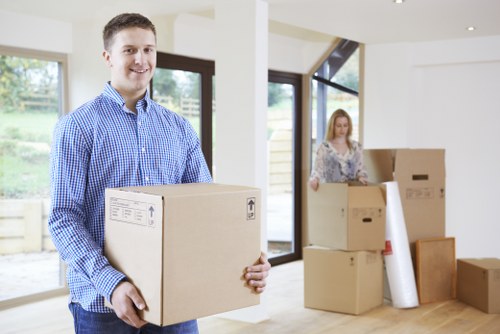 Removal truck hire service for a home move in Kew