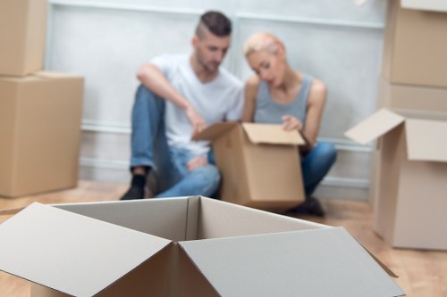 Household removal service for a Kew flat or family home