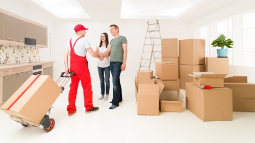 Kew property access and parking considerations for removals