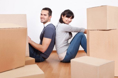 Careful handling of fragile household items during a Kew removal