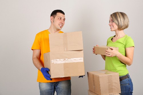 Local removal van ready for a move in the Kew area