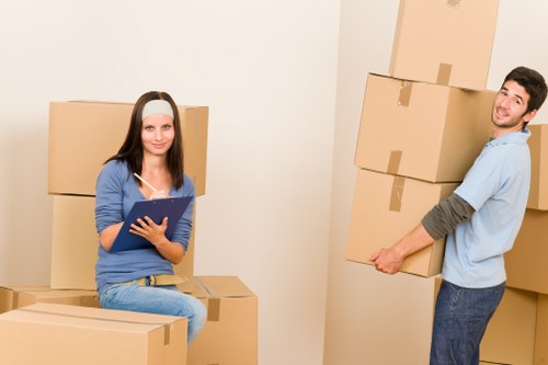 Commercial removals setup for an office relocation in Kew